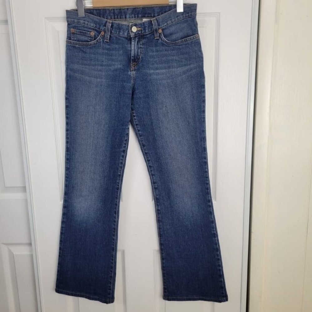 LUCKY BRAND DUGAREES Women's Mid Rise Flare Regular Length Jean 8/29